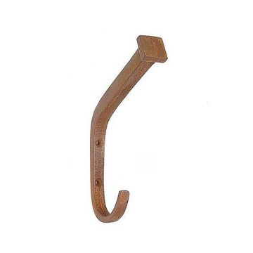 4 5/8HT RUSTY IRON BENT SPIKE DOUBLE HOOKimage
