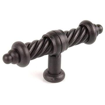 RUSTIC BLACK T-SHAPED TWIST KNOBimage