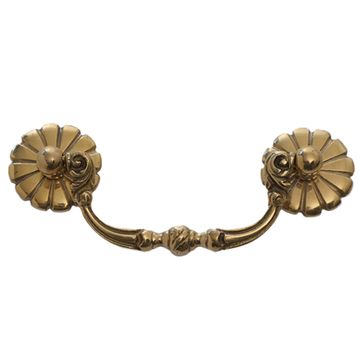 UNLACQ BRASS ROSETTE & BAIL PULL OAL-6image