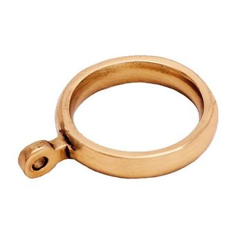 PK6)1 1/8ID SOL BRASS CURTAIN ROD RINGSimage
