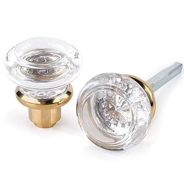 PB ROUND GLASS DOORKNOB SETimage