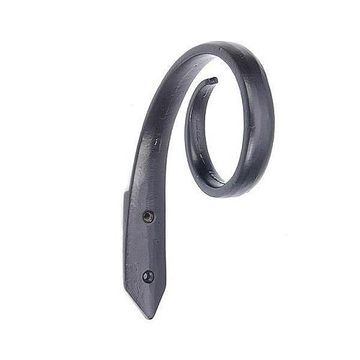 SM DEC BLK POWDER IRON SCROLL/PLANT HOOKimage