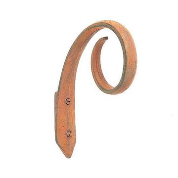 SM DEC RUSTY IRON SCROLL & PLANT HOOKimage