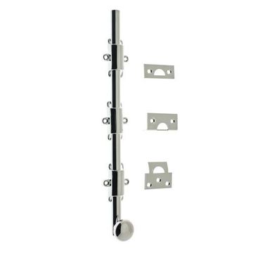 18POL CHROME HVY DUTY SURFACE BOLTimage