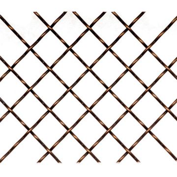 36X48 ANTQ BRASS PLATED GRILL          *NO MAIL*image