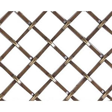 18X48 ANTQ. BRASS PLATED GRILL 1/2 GRILLE OPENINGimage