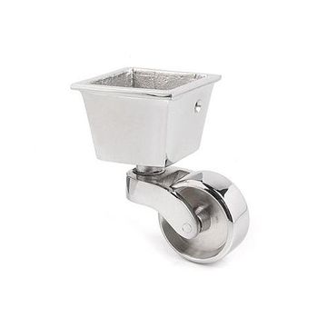 CHROME SQUARE CUP CASTERimage
