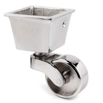 CHROME SQUARE CUP CASTERimage