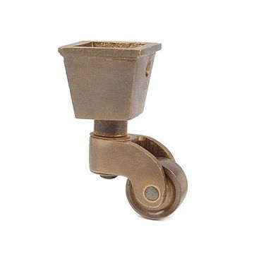 ANTQ BRASS SQ CUP CASTERimage