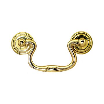 2 1/2 BORE SOLID BRASS SWAN NECK PULLimage
