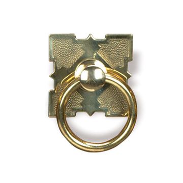 POL BRASS VICT EASTLAKE RING PULL/W-1 1/2 L-1 1/2image