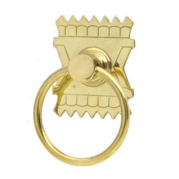 Restorers Classic Eastlake Ring Pull with Picket Designimage