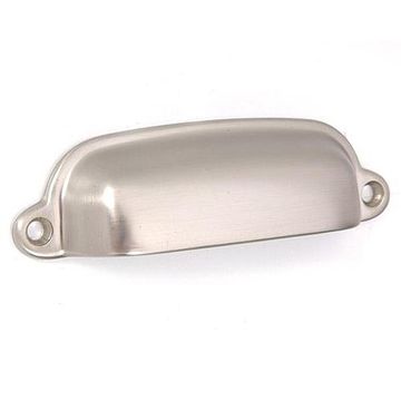 BRUSHED NICKEL BIN PULL 3 3/8 BORINGimage