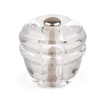 CLEAR ROUND GLASS KNOBimage