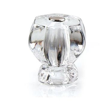 CLEAR 1 3/16 HEX GLASS KNOBimage