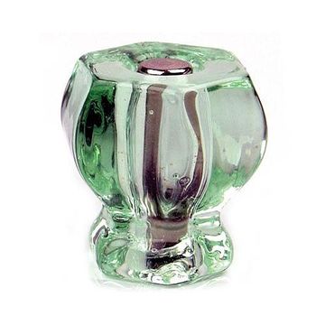 DEP GREEN 1 3/16 HEX GLASS KNOBimage