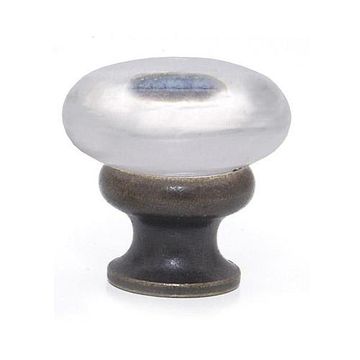 ORB/TRANSPARENT CLEAR MUSHROOM KNOBimage
