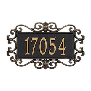BLK/GOLD STANDARD ONE LINE WALL PLAQUE  *DS*image