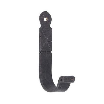 OIL BLKD HAND FORGED IRON SINGLE HOOKimage
