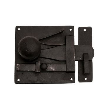 OIL BLK PRV LATCH-SURFACE MOUNT-HAND FORGED IRONimage