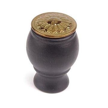 EASTLAKE KNOB-EBONIZED SMALL     1image