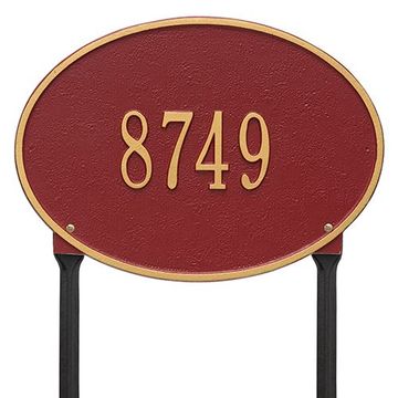 RED LAWN STANDARD OVAL 1 LINE    *DS*image