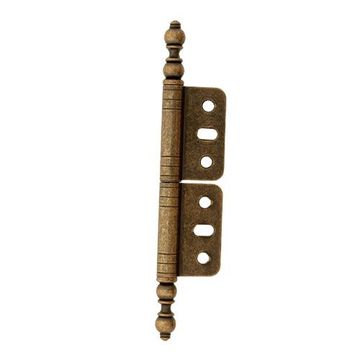 ANTIQUE BRASS FLAT LEFT PARLIAMENT HINGEimage