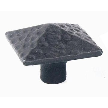 OIL BLKD 1 1/2 IRON PYRAMID KNOB-HAND FORGEDimage