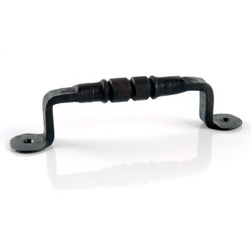 BLK POWDERCOAT HAND FORGED IRON PULLimage
