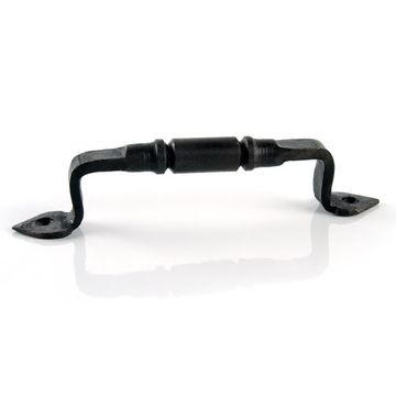 BLK POWDERCOAT HAND FORGED IRON PULLimage