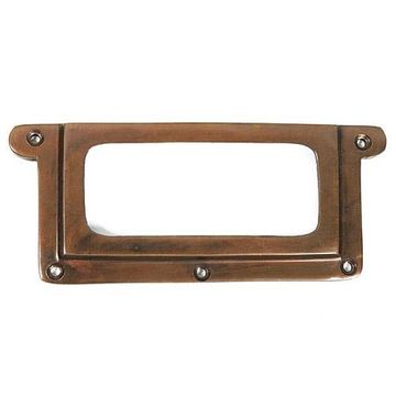 CAST ANTQ BRASS CARD FILE HOLDERimage