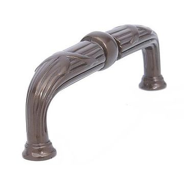 OIL RUBBED BRONZE RIBBON & REED D-HANDLEimage