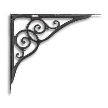 BLK POWDERCOAT SHELF BRACKETimage
