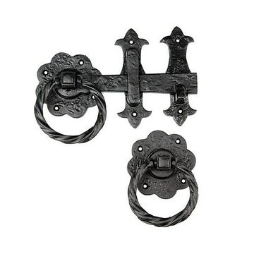 BPC IRON GATE LATCH W/RING PULLimage