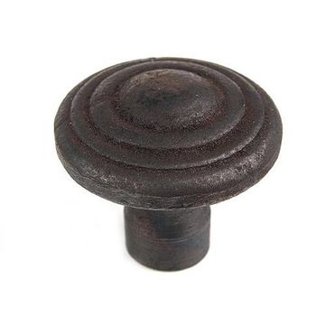 OIL BLKD 1 3/8 RINGED CABINET KNOBimage