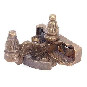 WEATHERD BRONZE SASH LOCKimage