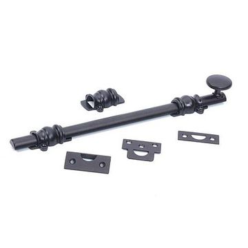 MATTE BLACK 12 SURFACE BOLT/RND KNOW/4 BARRL GDSimage