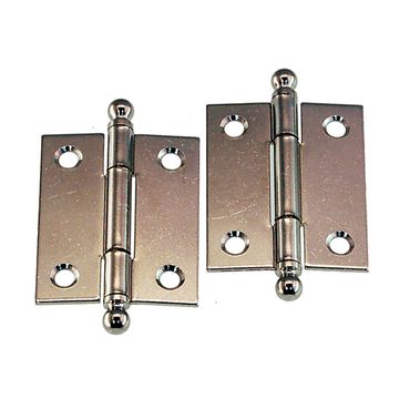 PN 1 5/8 OAW 2 5/8 OAH BUTT HINGE W/BALL TIPimage