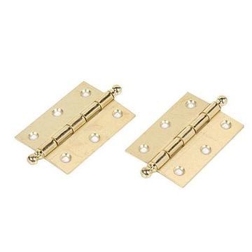 PB 1 3/4 OAW 3 1/8 OAH BUTT HINGE W/BALL TIPimage