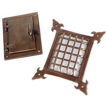 ANTQ BRASS DOOR GRATEimage