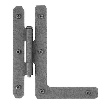 7H L ROUGH BLACK IRON FLUSH HINGEimage