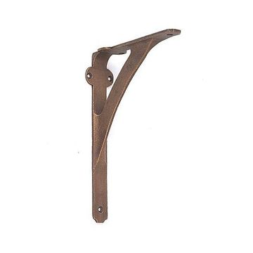 SMALL WEATHERED BRONZE SHELF BRACKETimage