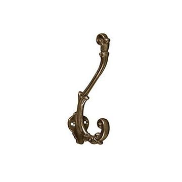 SET/3 WEATHERED BRZE DBL ORNATE COAT/HAT HOOKimage
