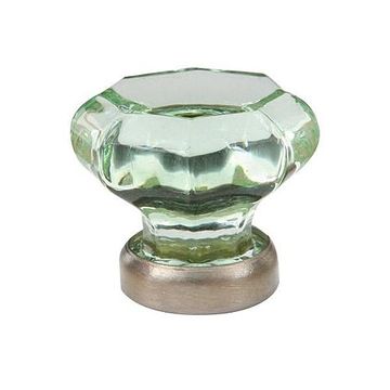 BN DEP.GREEN 1 OCTAGONAL GLASS KNOB        015/004image