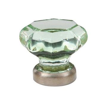 BN DEP GREEN 1 1/4 OCTAG GLASS KNOB        015/004image