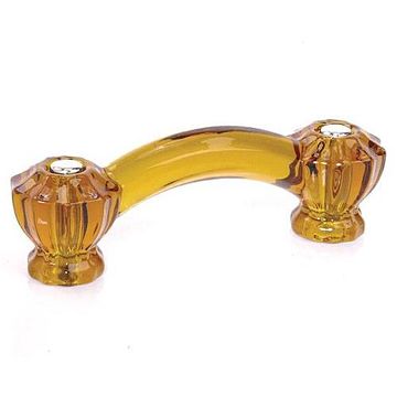 AMBER FLUTED BRIDGE HANDLEimage