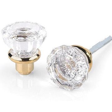 PB FLUTED GLASS DOORKNOB SETimage