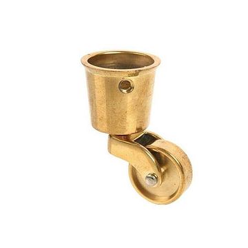 POL 1 1/4 DIA WHEELED CUP CASTER  SET/4image