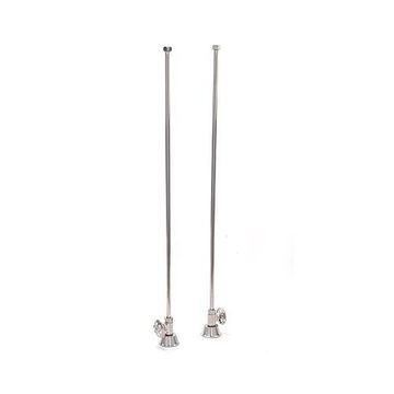 MTTE NCKL STRAIGHT SUPPLY LINES W/ SHUTOFFimage