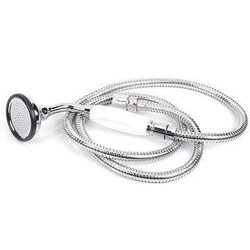 CHROME HANDHELD SHOWER & 5 HOSEimage